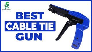 Top 5 Best Cable Tie Gun In 2022 Made in USA [upl. by Assecnirp]