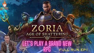 Dive into the World of Zoria Age of Shattering  Episode 1 [upl. by Acirahs601]