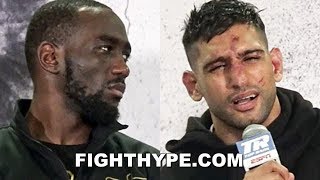 TERENCE CRAWFORD SAVAGELY TELLS AMIR KHAN quotTELL THE TRUTHquot ABOUT QUITTING DEBATE STOPPAGE [upl. by Lede64]