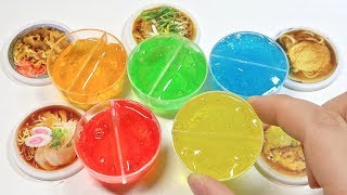 Mini Set Meal Putty Slime  ASMR  No Music [upl. by Hameerak]