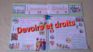 Devoirs et droits projet de classe projetdeclasse [upl. by Augie]