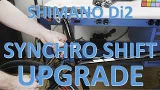 BIKE TECH Upgrading Shimano Di2 6870 and 9070 for Synchronized Shifting [upl. by Haridan650]