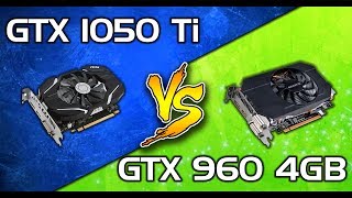 GTX 1050 Ti vs GTX 960  Ryzen R5 1400  Comparison [upl. by Breen]