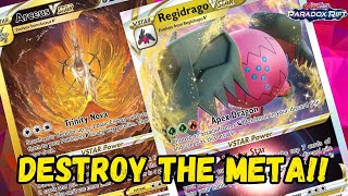 Regidrago VSTAR Destroying The Meta With New Paradox Rift Cards Pokemon TCG [upl. by Nylhtiak]