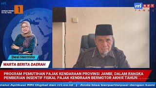 BERITA WBD – Program Pemutihan Pajak Kendaraan Guna Pemberian Insentif Fiskal Pajak Akhir Tahun [upl. by Elehcir]