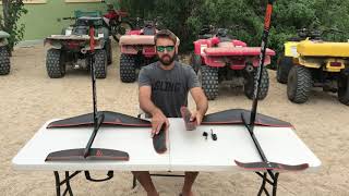 Slingshot HOVER GLIDE Rear Stabilizers  42cm vs 48cm [upl. by Drazze]