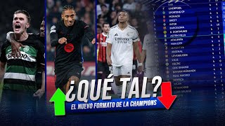 EL BALANCE DEL NUEVO FORMATO DE LA CHAMPIONS TRAS 4 FECHAS JUGADAS [upl. by Vittorio]