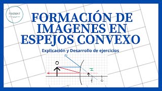 Formación de imágenes en espejos CONVEXOS [upl. by Beaudoin]