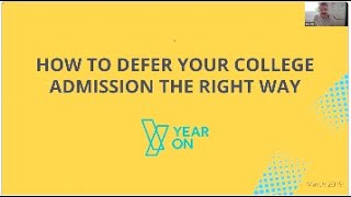 How to Defer College Admission the Right Way [upl. by Einhoj]