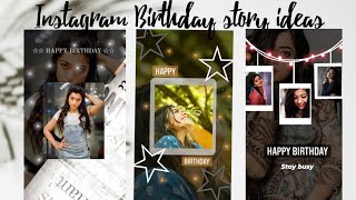 Creative Birthday Instagram story ideas  Birthday insta story ideas  Part8 [upl. by Ettelorahc503]