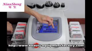 cavitation vacuum rf lipo laser slimming machine [upl. by Hayila565]