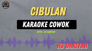 Cibulan  Angin gunung sumaliwir  KARAOKE COWOK  Hj Dariyah [upl. by Fauman312]