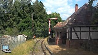 Führerstandsmitfahrt Wieslauterbahn im VT 628 von Bundenthal über Dahn bis Hinterweidenthal Ost [upl. by Aeslehc]