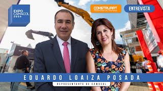 ENTREVISTA A CAMACOL EDUARDO LOAIZA POSADACONSTRUNOTICIAS [upl. by Nancey617]