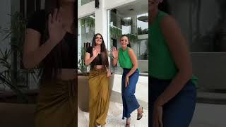 කොහොමද ඒ දෙන්නා දාපු ඩාන්ස් එක💚Yureni NoshikaShenaya Vanaoffytshorts viralshorts tiktokdance [upl. by Salis695]