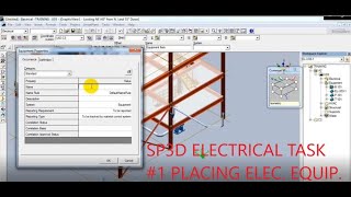 SP3DELECTRICAL TUTORIAL 1 PLACING ELECTRICAL EQUIPMENT [upl. by Washington4]