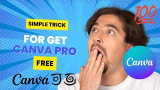 How to Get CANVA PRO for FREE in 2024 – LEGIT amp EASY Method canva canvapremium free [upl. by Osana]