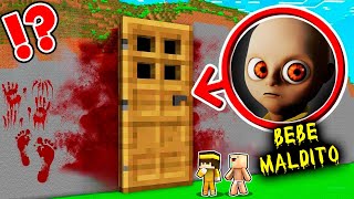 ENCONTRAMOS la CASA SECRETA del BEBE MALDITO en Minecraft 😱  LA PUERTA MAS GRANDE de BABY IN YELLOW [upl. by Llenoj504]