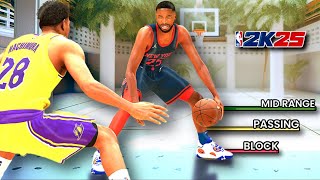 My ATHLETIC MIDRANGE POINT FORWARD Build is a DREAM on NBA 2K25 [upl. by Martita]