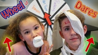 Wheel of Dares MattyBRaps vs Olivia Haschak [upl. by Linskey930]