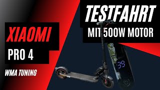 EScooter Tuning  500W Xiaomi Pro 24 Testfahrt Merkt man den 500W Motor Schafft er die 40kmh [upl. by Liza]