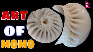 Best Shape Of MoMo  How To Fold Best Designs Of MoMoDumplings  How To Make Dumpling [upl. by Valentin215]