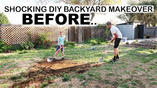 Unbelievable DIY BACKYARD BEFORE amp AFTER Transformation [upl. by Hapte]