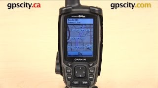 Garmin GPSMAP 64 Series Creating a Route with GPS City [upl. by Radu383]