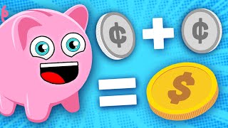 Learn How To Count Money  Addition Songs For Kids  KLT [upl. by Nnairet]