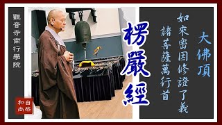 字幕版大佛頂如來密因修證了義諸菩薩萬行首楞嚴經 0028 上自下然和尚 宣講 [upl. by Orodisi538]