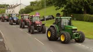 Newtownbutler Tractor Run 2014 Full [upl. by Enois]