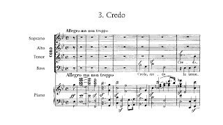 Missa Solemnis in D Major  Beethoven  3 Credo Score [upl. by Nnylrefinnej172]