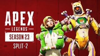 APEX LEGENDS S23 BATTLE PASS SPLIT2 LEAKED apexlegends [upl. by Jasisa]