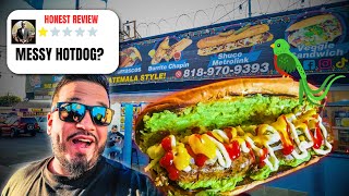 I Tried The NASTIEST Hotdog of Guatemala [upl. by Vassaux]