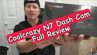 Coolcrazy N7 Dash Cam 4K Dashcam for Cars Builtin GPS 32 IPS Screen Full Review [upl. by Edahs28]