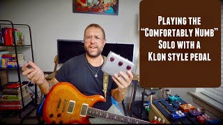 Playing “Comfortably Numb” with a Klon style pedal Warm Audio Centavo [upl. by Anegue891]