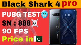 Black Shark 4 Pro PUBG Test  Snapdragon 888 ☠️ 90FPS Price in Pakistan [upl. by Friedlander]