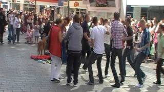 Man dancing in Liverpool crowd join in [upl. by Elletse652]