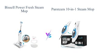 Bissell Power Fresh vs PurSteam 10in1 Steam Mop Comparison 🧼🔥 [upl. by Jonna]