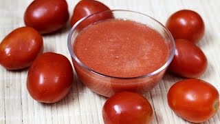 How to make tomato puree  Quick and easy tomato puree recipe [upl. by Eaton952]