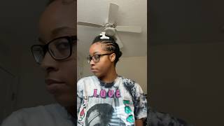 FreeStyle My Hair With Me Rubberband Braid Look 💇‍♀️ [upl. by Yim809]