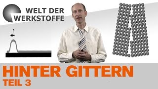 Die Welt der Werkstoffe Hinter Gittern Teil 3 Gleitebenen und Gleitsysteme [upl. by Trini968]