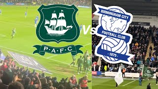 Plymouth argyle vs Birmingham city 33 6 goal thriller carnage as argyle rescues a point [upl. by Swetiana]