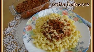 Receta de Carne Molida estilo Boloñesa [upl. by Elsilrac]