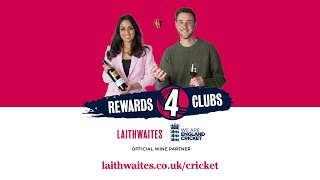 REWARDS4CLUBS  Supporting Grassroots Cricket  Official Wine Partner For England Cricket [upl. by Oremodlab]