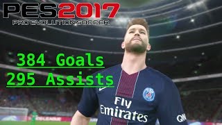 PES 2017  Become A Legend  Every Goal and Assist in My Career [upl. by Navap]