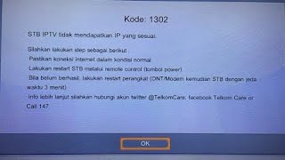 Cara mengatasi gagal masuk tv indihomeUseetv STB [upl. by Ytoc582]