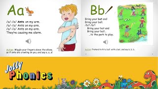 Jolly Phonics A to Z Song  Learning is fun [upl. by Nilat]