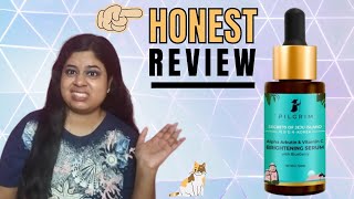 Pilgrim Alpha Arbutin and Vitamin C Brightening serum honest review [upl. by Aicilev675]