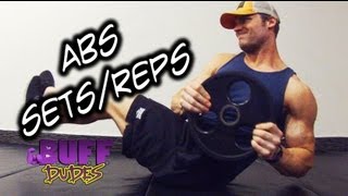 Abs Exercises in Gym with Sets amp Reps [upl. by Tanney]